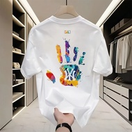 KATUN Mlb T-shirt 100%Original 100% Cotton Oversize Men's Short Sleeve T-shirt UnisexWanita
