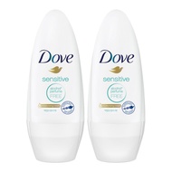 DOVE Deodorant Sensitive Roll-on 40ml Nourishes & Softens Moisturising Cream Unscented, from Korea