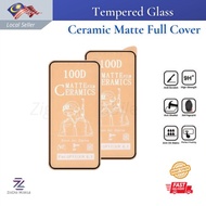 [Gaming] Ceramic Matte Full Cover Oppo F1S,F5,F7,F9,F9 Pro,F11 Pro,F15,F17 Pro Tempered Glass Screen Protector