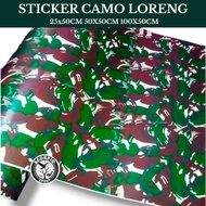 TNI CAMO STICKERS 50X50 CM - 100X50 CM
