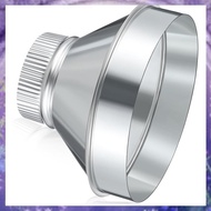 (Y W Z H)Air Duct Adapter 8 Inch to 4 Inch Duct Reducer Increaser Galvanized Steel Round Crimped Pip