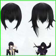 YB1 The Eminence in Shadow Anime Cosplay Wig Cid Kagenou Short Black Hair Heat Resistant Synthetic H