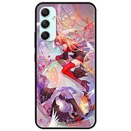 Ốp lưng cho Samsung A14 - A24 - A34 - A54 - Anime Hai Cô Gái Đỏ Đen - Hàng Chính Hãng