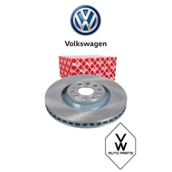 ( 100% FEBI BILSTEIN ) VW GOLF R MK7 AUDI TTS MK3 TIGUAN AUDI A3 FRONT BRAKE DISC ROTOR ( 5Q0615301G