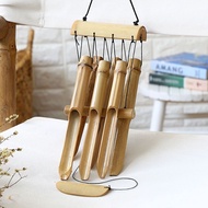 Chinese Bamboo Wind Chimes Ornaments Creative Accessories Handmade Bamboo Wind Chimes Bamboo Tea Roo