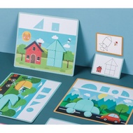 Shape matching game, Shape matching toy, Shape puzzle