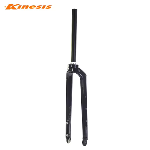KINESIS FLM35A Alloy Fork Gravel Disc Brake Road Bike Cyclocross 700C 28 zoll Flat Mount Thru Axle M