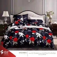 KATUN Bedcover + anti-slip cotton star bedsheet with ANDORRA motif