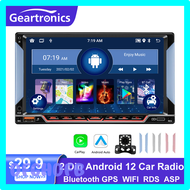 SDBF 2 Din Car Radio Android 12 เครื่องเล่นวิดีโอมัลติมีเดีย Universal 7 "Car Carplay Stereo Gps สําหรับ Volkswagen Nissan Hyundai Kia Toyota DFGHDFB