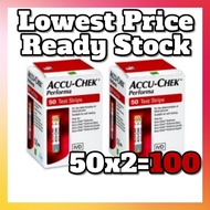 Accu-Chek Performa 100 Test Strips Sheets for Performa Combo Connect Expert Nano