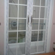 Pelunasan ci Eli pintu 2 daun minimalis UPVC 150x210