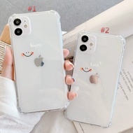Smile Happy Luck Case Cover Shell Iphone Soft Case แฟชั่น Tpu Cue สำหรับ iPhone X Xs Xr สูงสุด11 Pro Max 12 Mini Pro Max SE 2020 13Mini 13 13Pro 13pro Max 14 14Plus 14pro 14Promax 7ฝาหลัง8 7/8Plus