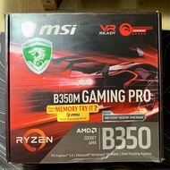 BOX / BOX Mainboard Motherboard MB MSI B350M Gaming Pro