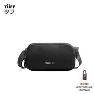 TUFF 833097 Anti-Theft Sling Bag Evander Louis Clutch Cable Travel Organizer Tech Pouch