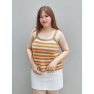 R18 Knitted Sweater Crossed Back Chest Size 42-52 Inches Plus For Chubby Women