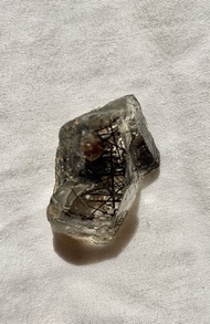 黑髪晶 硬髪 意境 冰透 彩虹 涅槃紋 天然水晶 冰透 擺設 水晶