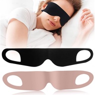 ผ้าปิดตาแบบบางพกพาสะดวกสำหรับการนอนหลับปิดตาพร้อมสายคล้องหูแบบแขวนปิดตาสำหรับทั้งชายและหญิง
