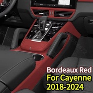 Original Car Bordeaux red car interior parts for Porsche Cayenne Coupe S Gts Turbo Screen Watch Stic