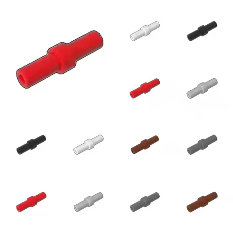 50pcs 78258 Bar 2L Building Blocks With Stop Ring High-Tech Bricks Particle Puzzle Educational Toys 