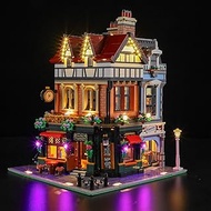 GEAMENT LED Light Kit Compatible with Lego Tudor Corner Building Blocks Model - Lighting Set for Ico