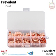 PREVALENT 250Pcs Terminal Copper Connector, GT Tube Connector Gold Copper Tube Connector, Terminal S