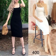 AF400 Large 2-strap bodycon dress