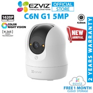 Ezviz C6N G1 5MP 3K 1620P C6N 5MP Pan/Tilt Motion Detection Two Way Talk Auto Tracking H.265 Securit