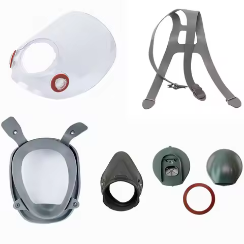 Replace Parts For 3M 6800 6900 Gas Mask Full Face Respirator 6898 Screen 6897 Headband Replaceable 6