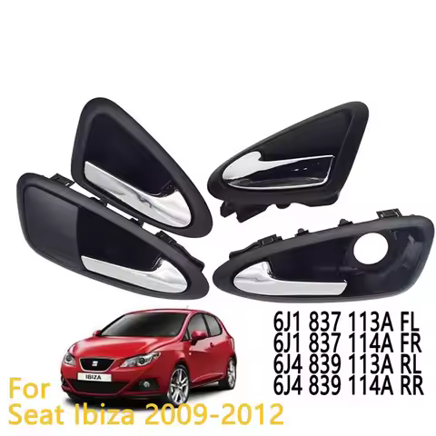 Inside handle For Seat Ibiza 6J1837113A 6J1837114A 6J4839113A 6J4839114A 6J1837113G 6J1837114G 6J483