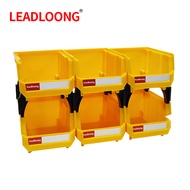 DBJIT LEADLOONG V1 6/24ชิ้นถังพลาสติกวางซ้อนกันได้13.5x10.5x7 6ซม./5X4X3นิ้วโรงรถที่ใส่ของการจัดเก็บ