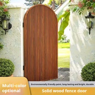 Outdoor antiseptic wood courtyard fence small gate garden fence gate small courtyard entrance arch