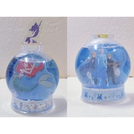 PRELOVED Capsule toy KC2 The Little Mermaid Ariel Water Memorial Globe Frozen II Snow Globe Surprise