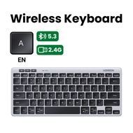 UGREEN 99-Key Bluetooth 2.4G Wireless Keyboard Metal Shell Compatible with Computer PC MacBook Pro M