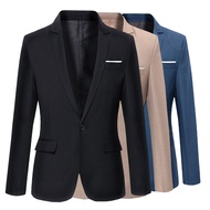 ZeroDis Men Blazer Coat Men Business Blazer Solid Slim Wedding Set Vintage Classic Blazer Suit