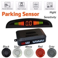 1 Set 12V Car Parking Sensor Kit Reverse Backup Radar Sound Alert Indicator Probe System