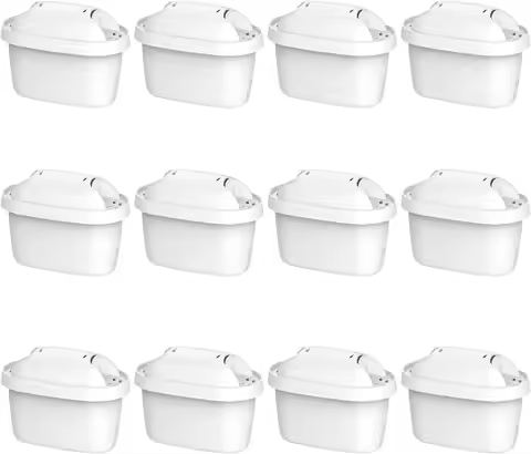 6/12pcs Water Filter Cartridges, Replacement for Brita® Maxtra Pro® All-in-1 Maxtra+® Plus, Compatib