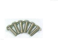 Daikei BB02 Button Bolt Set, Silver, 0.6 inches (15 mm), Part Number: