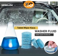 Sabun Pembersih Kaca Mobil Wiper Tablet Biru Penghilang Jamur Cleaner