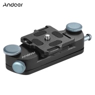 Andoer โลหะที่เลื่อนกล้องได้อย่างรวดเร็วเข็มขัดหัวเข็มขัดสายรัดปุ่มคลิปสำหรับ Ca-Non Ni-Kon So-Ny กล