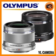 Olympus M.Zuiko Digital 25mm F1.8 Lens (Black/Silver)