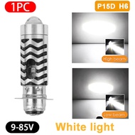 SEAMETAL Lampu Led Motor Super Terang H6 M5 P15D Bohlam Lampu Depan Sepeda Motor LED Canbus 12V Bohl