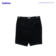 HITAM Gloria Vanderbilt Black Shorts [PRELOVED]