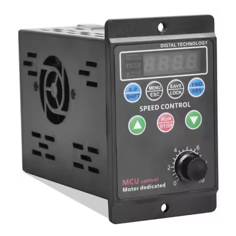 220 V Single-phase Input Three-phase Output Motor Driver Frequency Converter with Four-digit Digital