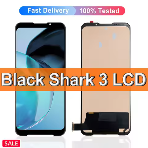 Display For Xiaomi Black Shark 3 LCD Touch Screen Digitizer KLE-H0, KLE-A0 LCD Display For BlackShar