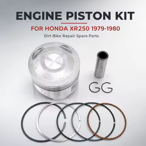 Motorcycle Engine Piston Kit For Honda XR250 1979‑1980 Dirt Bike Repair Spare Parts