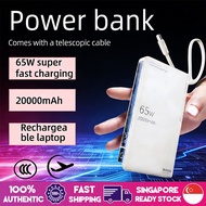 CCC Certificate Authentic Remax RPP-87 20000mAh Laptop Charging 65W+22.5W Super Fast Charging Buit-i