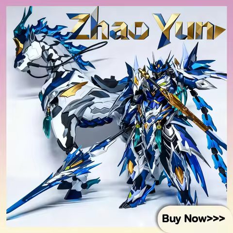 Legend Of Star General 1/10 Zhao Yun Action Figures Alloy Color Mech Puzzle Interactive Assembly Exq