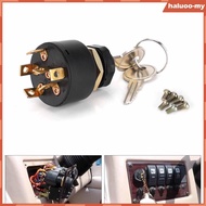 [HaluooMY] Ignition Key Switch Replacement Garage Auto Component Easy Installation Cars Motorcycles 