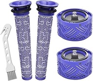 Washable Replacement Filter for Dyson V6 Series Vacuum Cleaners, Replacement Pre-Filter Postmotor Fi