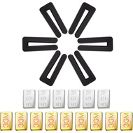 21PCS Fan Weights Balance Kit, Ceiling Fan Weight Balance Kit, Fan Blade Balancing Kit Include 3 Pcs